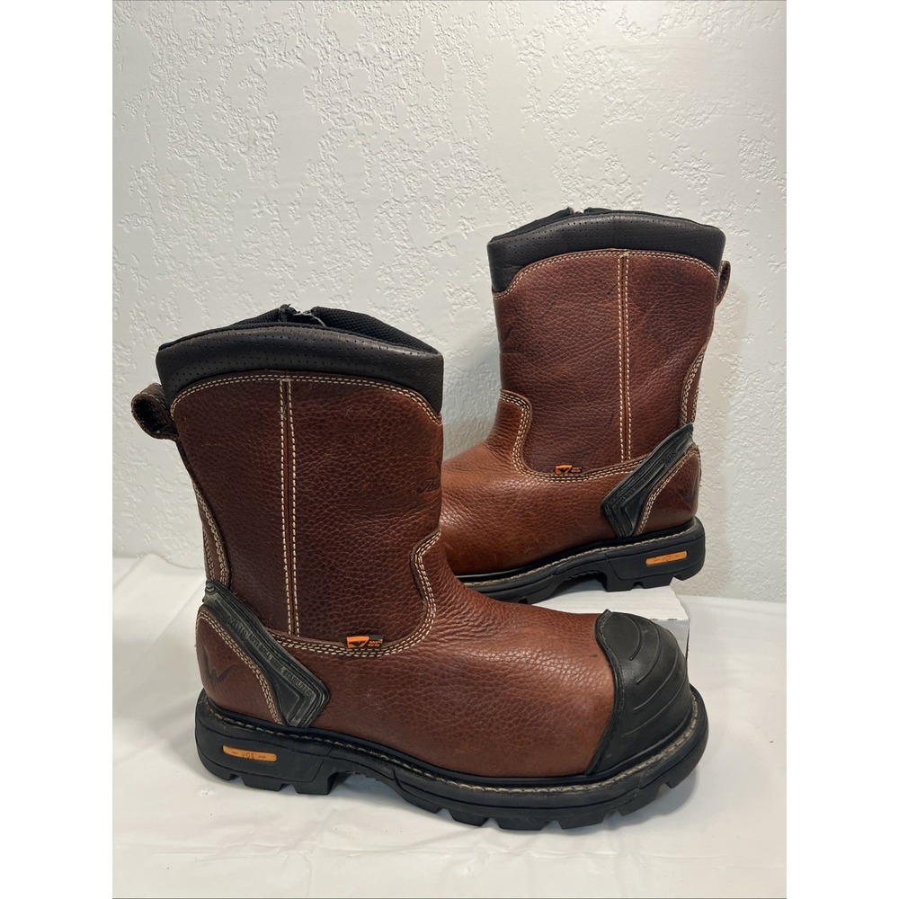 Thorogood 804-4440 Mens 10W Wide Brown Leather Gen Flex2 8" Steel Toe Work Boot